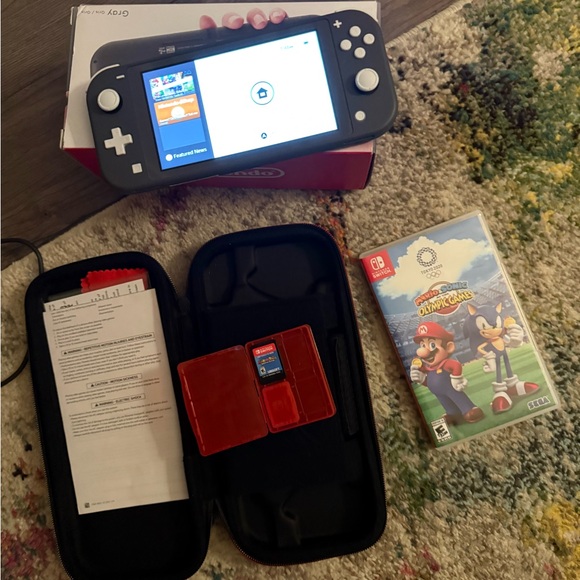 Nintendo Switch Lite Console with Accessories case and games - Picture 3 of 7